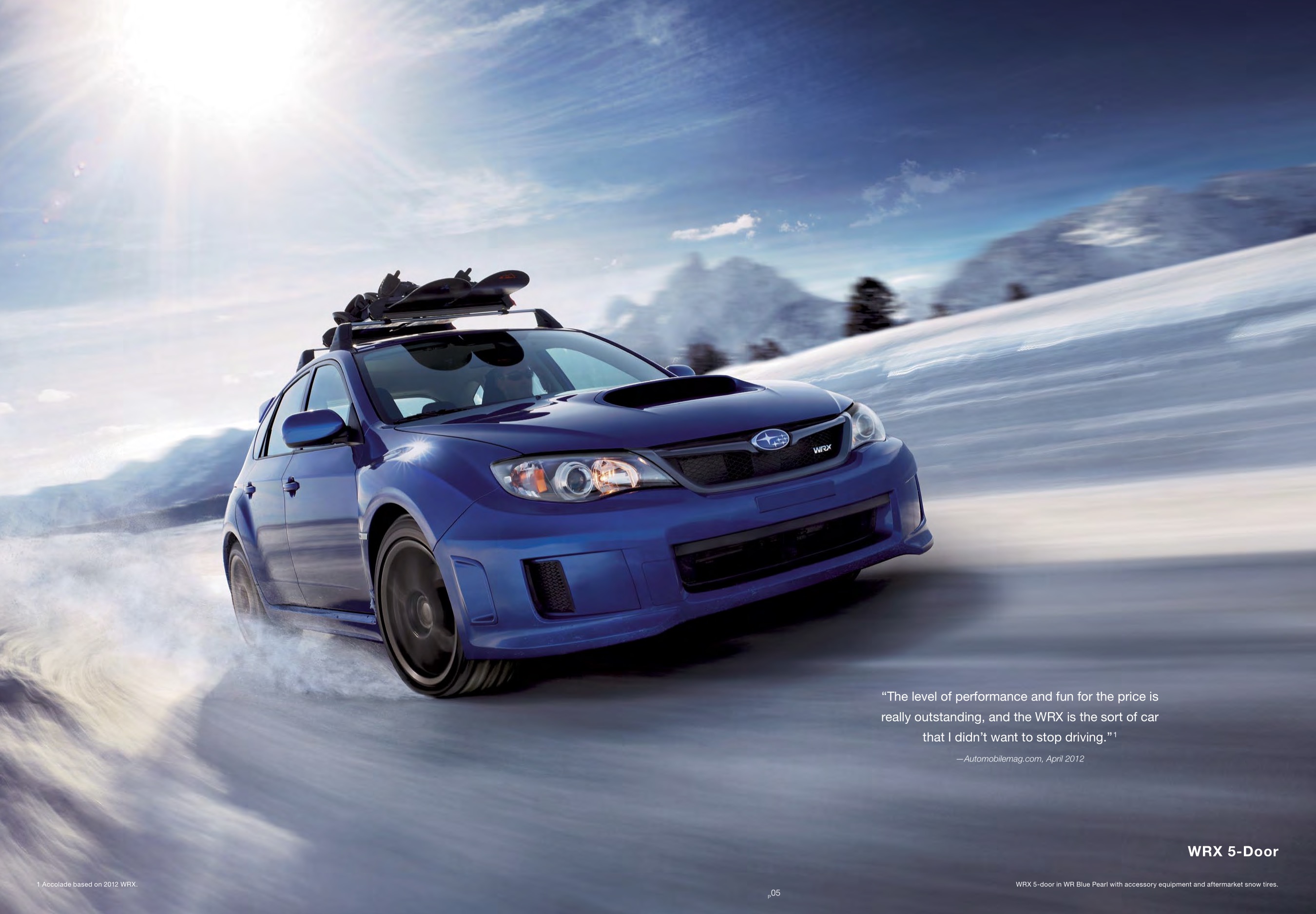 2013 Subaru Impreza WRX Brochure Page 13